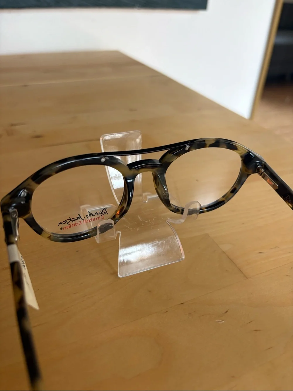 Randy Jackson Limited Edition X131 Tokyo Tortoise Round Double Bridge Eyeglasses